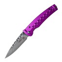 Mcusta Fusion Damascus Blade, Purple Anodized Aluminium Handle MC-162D - KNIFESTOCK