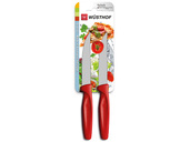 Set di coltelli Wüsthof 2 pezzi (per pizza e bistecca) 10 cm D9341r rosso - KNIFESTOCK