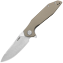 Kubey Nova Beige G10, Satin 14C28N KU117R - KNIFESTOCK