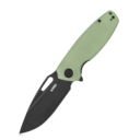 KUBEY Tityus Liner Lock Flipper Folding Knife Jade G10 Handle KU322E - KNIFESTOCK