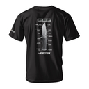 Knifestock Knife Anatomy tričko, Čierna XXL - KNIFESTOCK