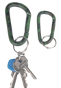 Mil-Tec ALU TARN karabiner 80mm 15923080 zöld - KNIFESTOCK