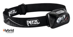 E099FA00 Petzl ACTIK HOOFDLAMP ZWART - KNIFESTOCK