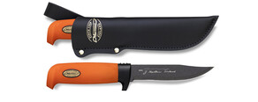 Marttiini Martef Big Game stainless steel &amp; Martef/orange rubber/leather 390024T - KNIFESTOCK