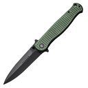 CIVIVI RS71 Green Canvas Micarta HandleBlack Stonewashed Nitro-V BladeLiner Lo - KNIFESTOCK