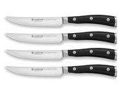 Wusthof Classic Ikon Steakmessenset 4 stuks - KNIFESTOCK