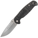 Real Steel H6 canelat negru, satin 7785 - KNIFESTOCK