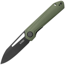 Kubey Royal Blackwash 14C28N ,Green G10 Linerlock KU321W - KNIFESTOCK