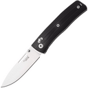 LionSteel NINI Folding knife M390 satin blade, full BLACK G10 handle NN1 GBK - KNIFESTOCK