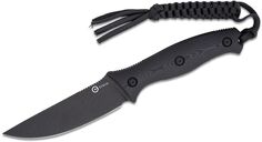 CIVIVI Black G10 Handle Black Stonewashed Nitro-V Blade With 1PC Black Lanyard, Black Kydex Sheath a - KNIFESTOCK