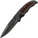 CJH one-hand knife, black - KNIFESTOCK