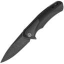 Petrified Fish PF838 Pub Black Stonewashed D2 Carbon Fiber With Black G10 PF838CDW - KNIFESTOCK
