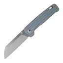 QSP Knife Penguin, Satin D2 Blade, Blue Denim Micarta Handle QS130-B - KNIFESTOCK