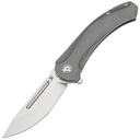 Kansept knives Hira Satin CPM S35VN Gray Anodized and Stonewashed Titanium K1090A3 - KNIFESTOCK