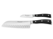 Wusthof CLASSIC IKON Messenset 2-delig - Santoku, groentemes 1120360201 - KNIFESTOCK