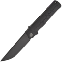 Petrified Fish PFB04 Tena Black Stonewashed D2 Black G10 PFB04DDW - KNIFESTOCK