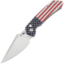 Tenable Knives Fenrir Stonewashed 14C28N, Jade G10+ Amerikansk Flagga Print - KNIFESTOCK