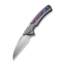 We Knife Ziffius Gray Titanium Handle With Flamed Titanium Integral Spacer WE22024D-4 - KNIFESTOCK