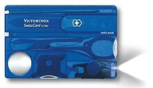Victorinox 0.7322.T2 SwissCard Lite Transparent - Albastru - KNIFESTOCK