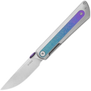 Kizer Quoll S45VN, Stonewash, Ti&amp;Crystalized Titanium Ki3733A2 - KNIFESTOCK