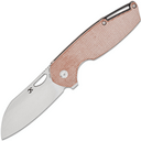 Kansept Model 6 Stonewashed 154CM Brown Micarta T1022A5 - KNIFESTOCK