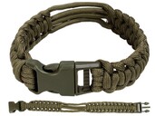 Mil-Tec PARACORD HORLOGEBAND olijf XL 15774101-905 - KNIFESTOCK