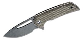 CIVIVI Odium Donkergroen Micarta/Zwart Stonewashed D2 C2010G - KNIFESTOCK