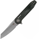 Bestech SYNTAX 14C28N, Stone wash+satin, Black micarta BG40D - KNIFESTOCK