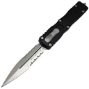 Microtech DIRAC DELTA D/E SATIN PART SERRATE 227-5 - KNIFESTOCK