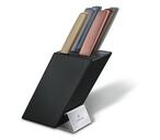 VICTORINOX Swiss Modern Cutlery Block Black, filled with 6 knives 6.7186.66 - KNIFESTOCK