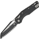 Microtech MSI® S/E Tri-Grip Polymer Black Full Serrated 210T-3PMBK - KNIFESTOCK