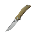 BESTECH SCImitar D2, Stone Wash+Satin, Beige G10 BG05C-1 - KNIFESTOCK