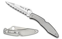 Spyderco Police Model Stainless C07S - KNIFESTOCK