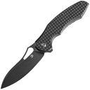 KANSEPT Echis Black Stonewashed CPM S35VN 0.11"/3.0mm Blackwash Titanium K1071A5 - KNIFESTOCK