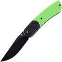 Kansept Reverie Black Stonewashed 154CM Black and Green G10 T2025B2  - KNIFESTOCK