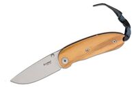 Lionsteel MINI full Olive wood handle, D2 blade, with sheath 8210 UL - KNIFESTOCK