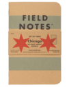 Field Notes Chicago 3-Pack (Graph paper) FN-28 - KNIFESTOCK