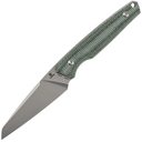 Tenable Parr Stonewashed 14C28N Green Micarta G011B5 - KNIFESTOCK