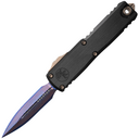 Microtech UTX-85 GEN III – DOUBLE EDGE MARFIONE SELECT BLUED BAKER FORGE DAMASCUS 1232-16MS2 - KNIFESTOCK