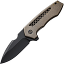 WE Knife Harpen Bronze Titanium Handle WE23019-3 - KNIFESTOCK