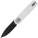 Vosteed Corgi 14C28N Black Stonewash White G10 CG3S01 - KNIFESTOCK