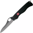 Victorinox SENTINEL, clip, One Hand, non wavy, black 0.8416.M3 - KNIFESTOCK