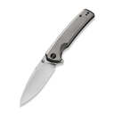 We Subjugator Gray Titanium Handle Satin Finished CPM 20CV Blade We21014C-1 - KNIFESTOCK