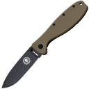 BRK-ESEE Zancudo Framelock Desert tan Finish Black BRKR1DTB - KNIFESTOCK