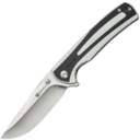 Sencut Regnator White / Black G10 HandleSatin Finished 9Cr18MoV BladeLiner Lock - KNIFESTOCK