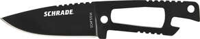 Schrade Extreme Survival Small Fixed Drop Point 7Cr17MoV Lama, Nylon Resin, Fodero con Catena da Col - KNIFESTOCK