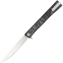 Ocaso Solstice Engraved Titanium + Satin / Topo Pattern 10ETS - KNIFESTOCK