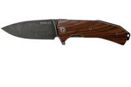 Lionsteel Liner Lock Sleipner Blade PVD+SW blade, SANTOS WOOD handle, IKBS KUR BST - KNIFESTOCK