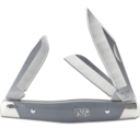 Buck Stockman®, Gray/Nickel Silver BU-0301GYS2 - KNIFESTOCK