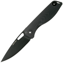 Real Steel Sidus Black G10, Liner Lock D2 RE-7461B - KNIFESTOCK